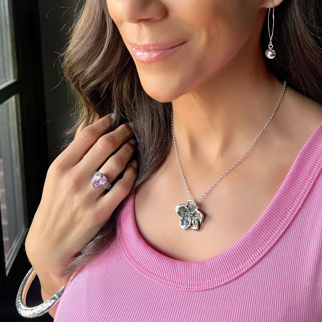 Cherry Blossom Necklace - March Flower of the Month