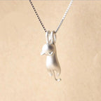 925 Sterling Silver Playful Kitty Necklace