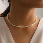 Silver Pearl Necklace