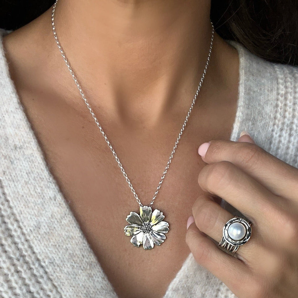 Cosmos Necklace - October Flower of the Month