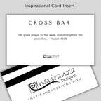 Cross Bar Earrings