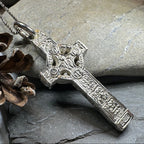 Artisan Irish Clonmacnoise Cross Necklace