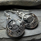 Celtic Wolf Spirit Earrings