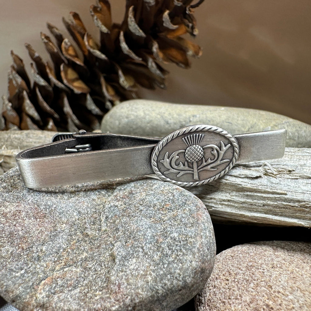 Celtic Thistle Tie Bar