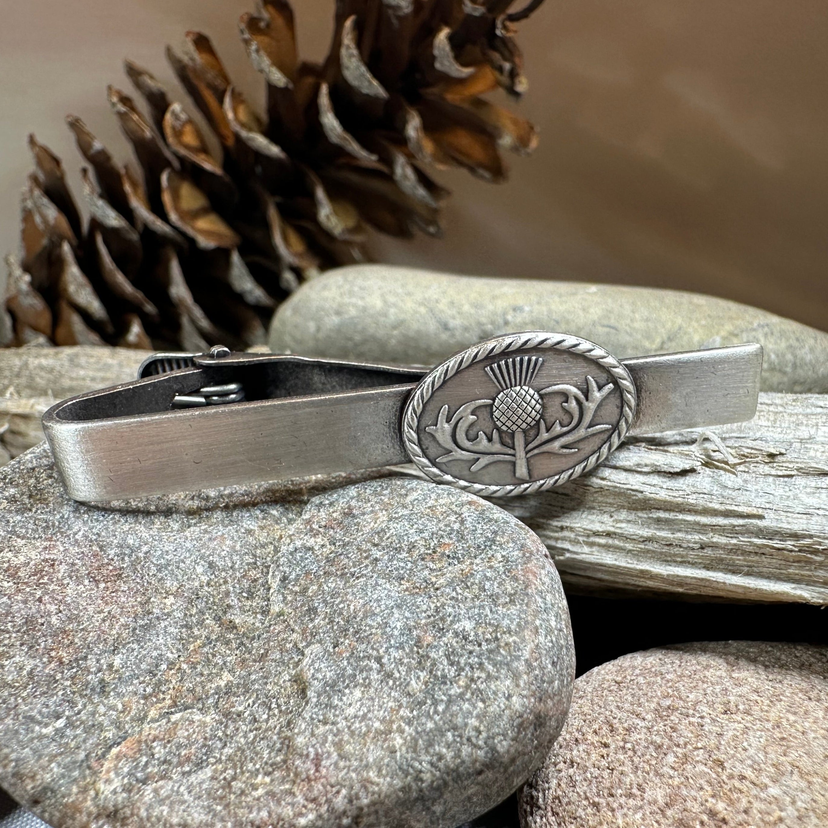 Celtic Thistle Tie Bar