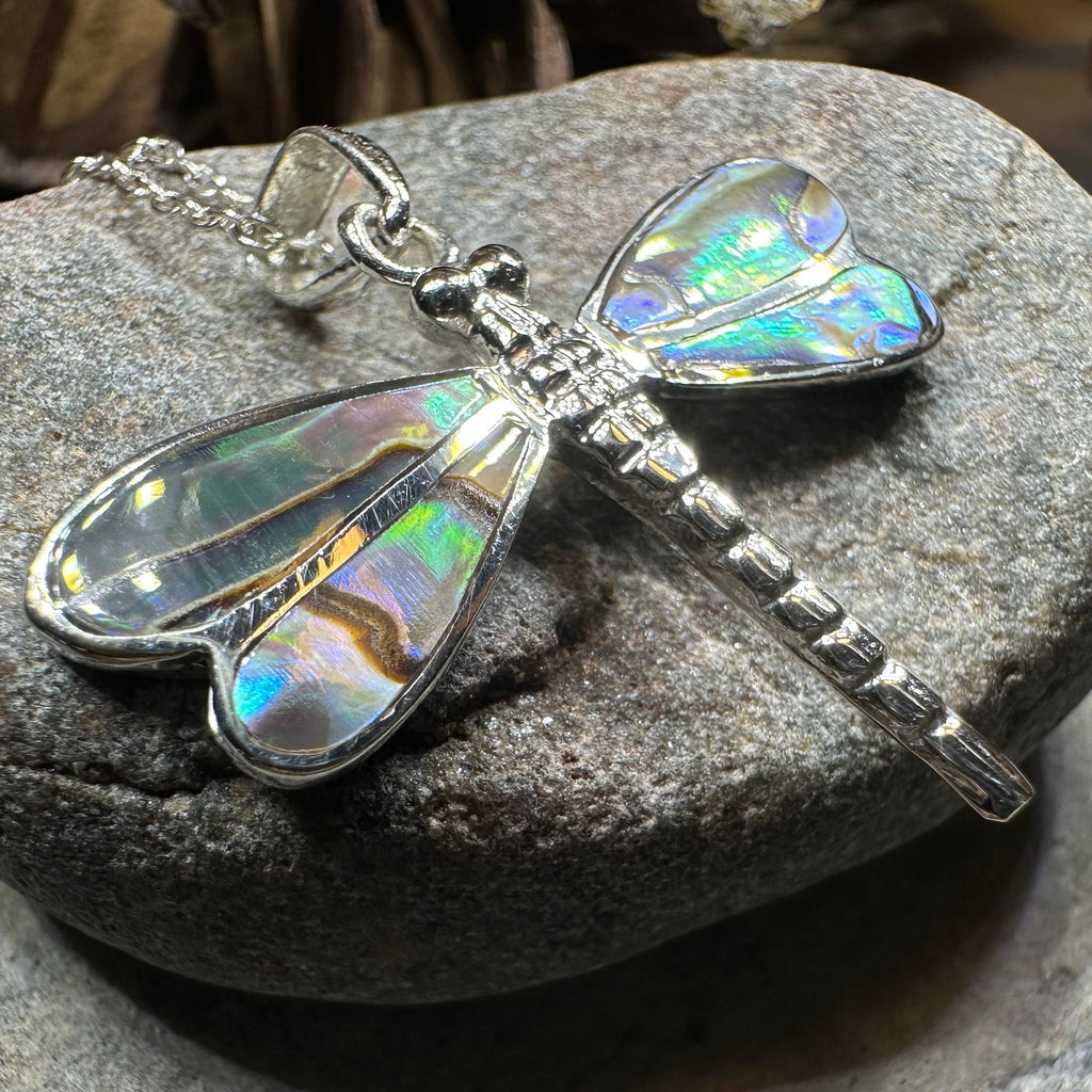 Shimmering Dragonfly Necklace