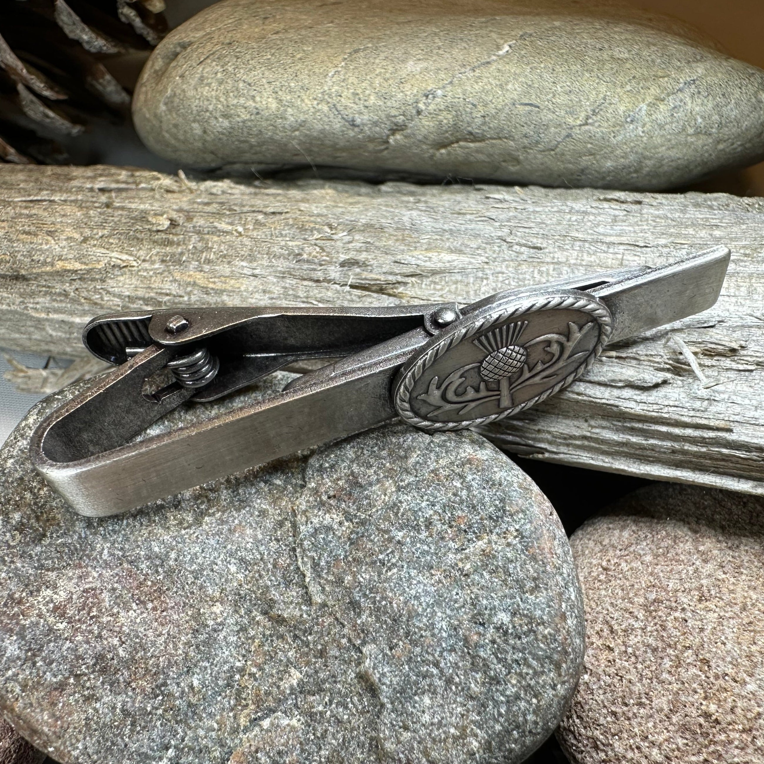 Celtic Thistle Tie Bar