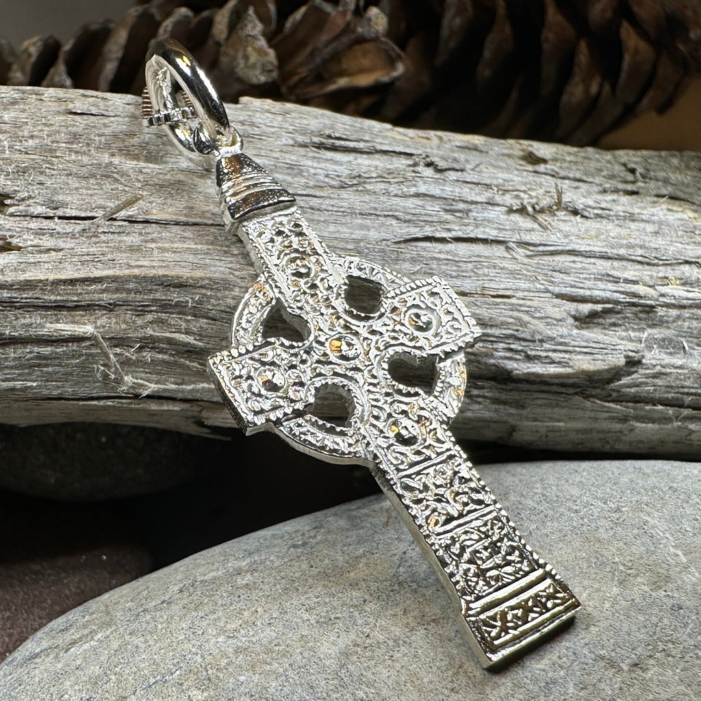 Artisan Irish Ahenny Cross Necklace