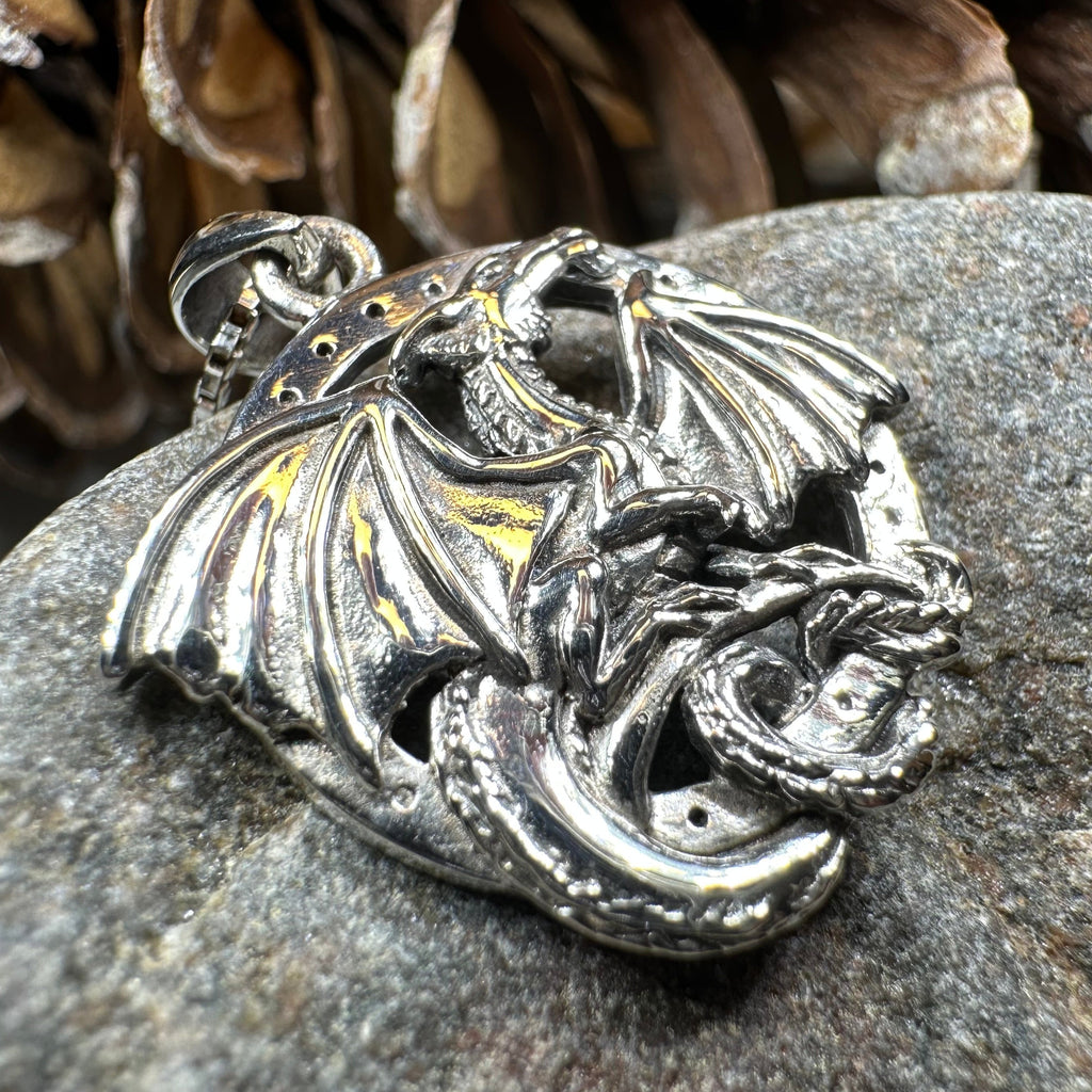 Silverwings Dragon Necklace