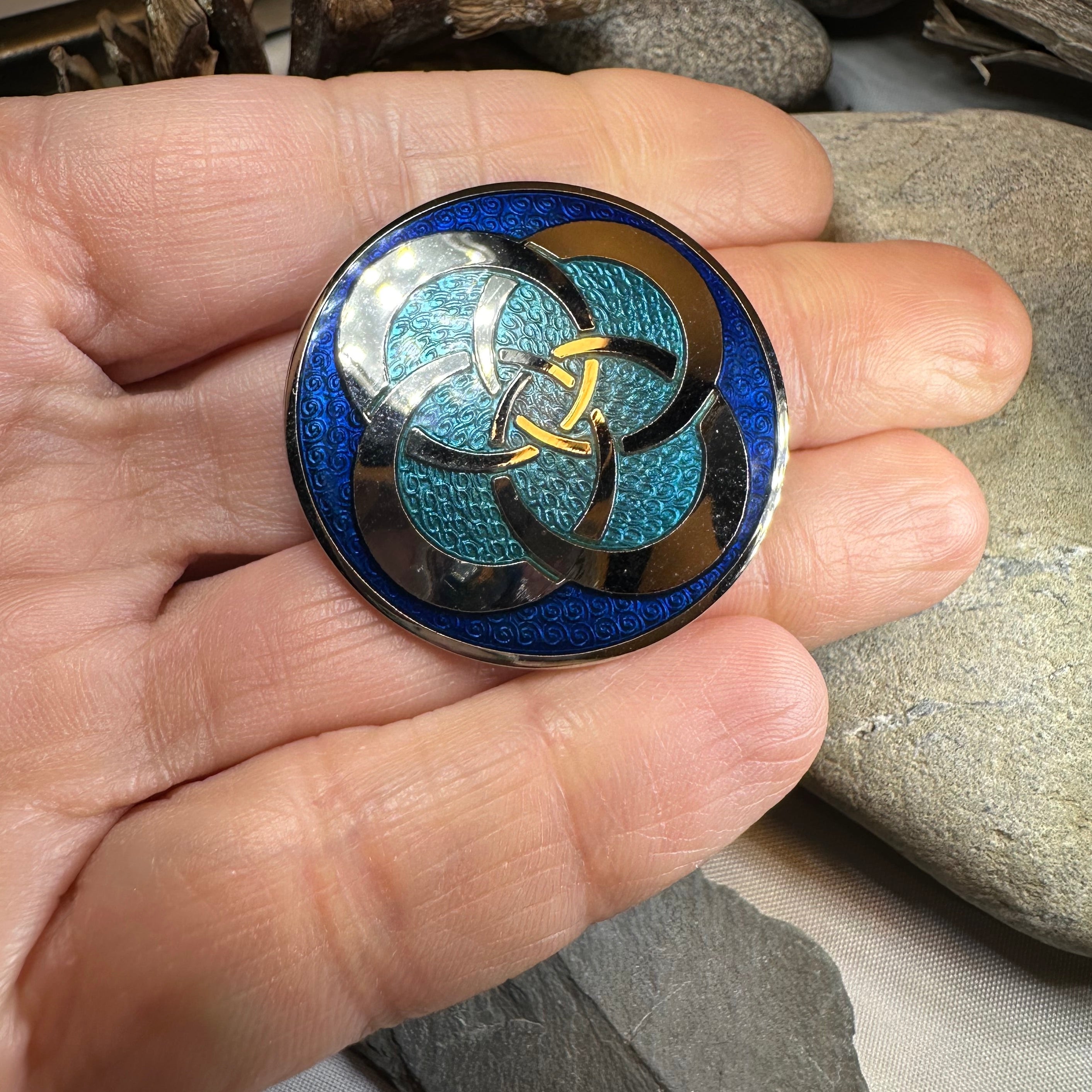 Five Fold Celtic Brooch