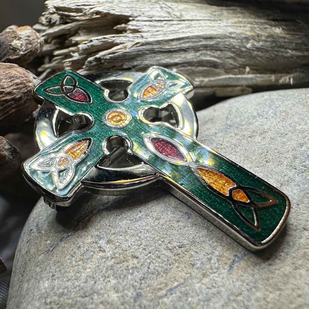 Ireland Celtic Cross Brooch