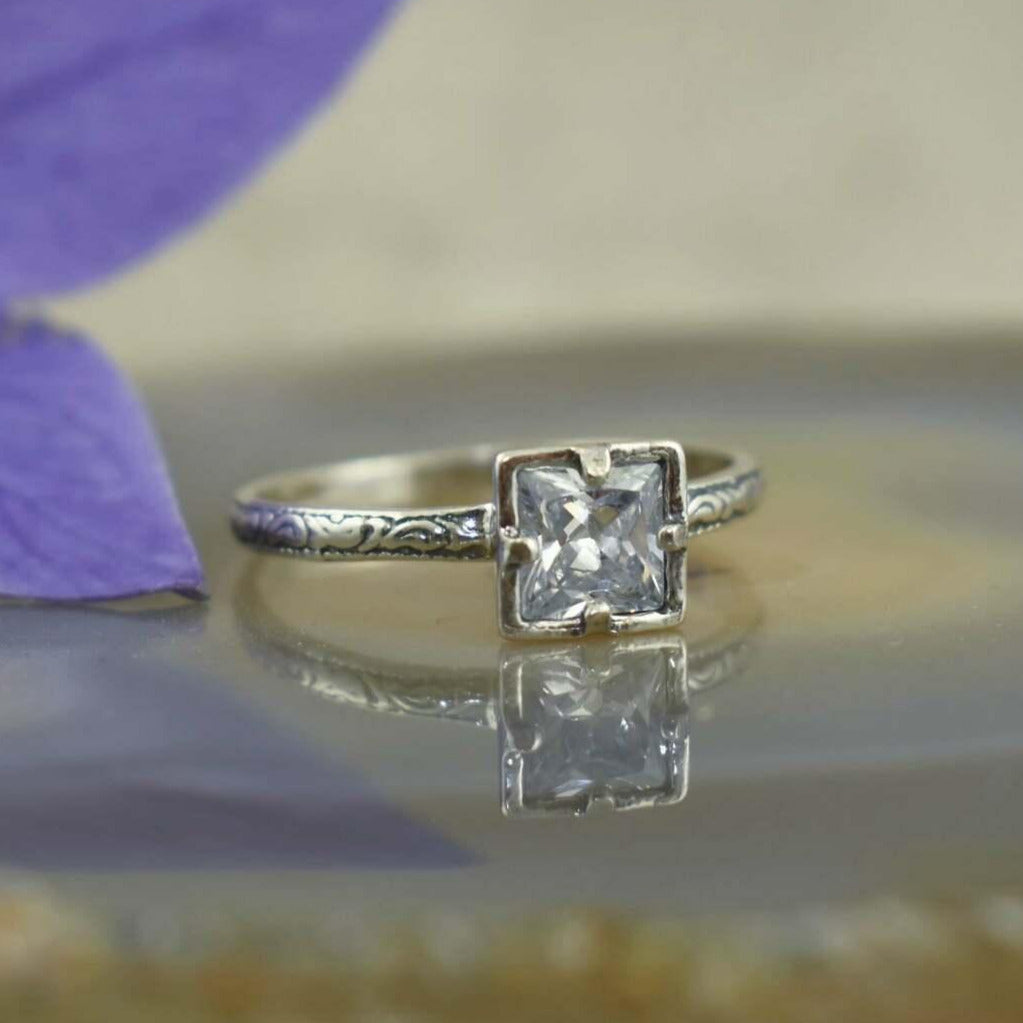 Princess Cut Ring
