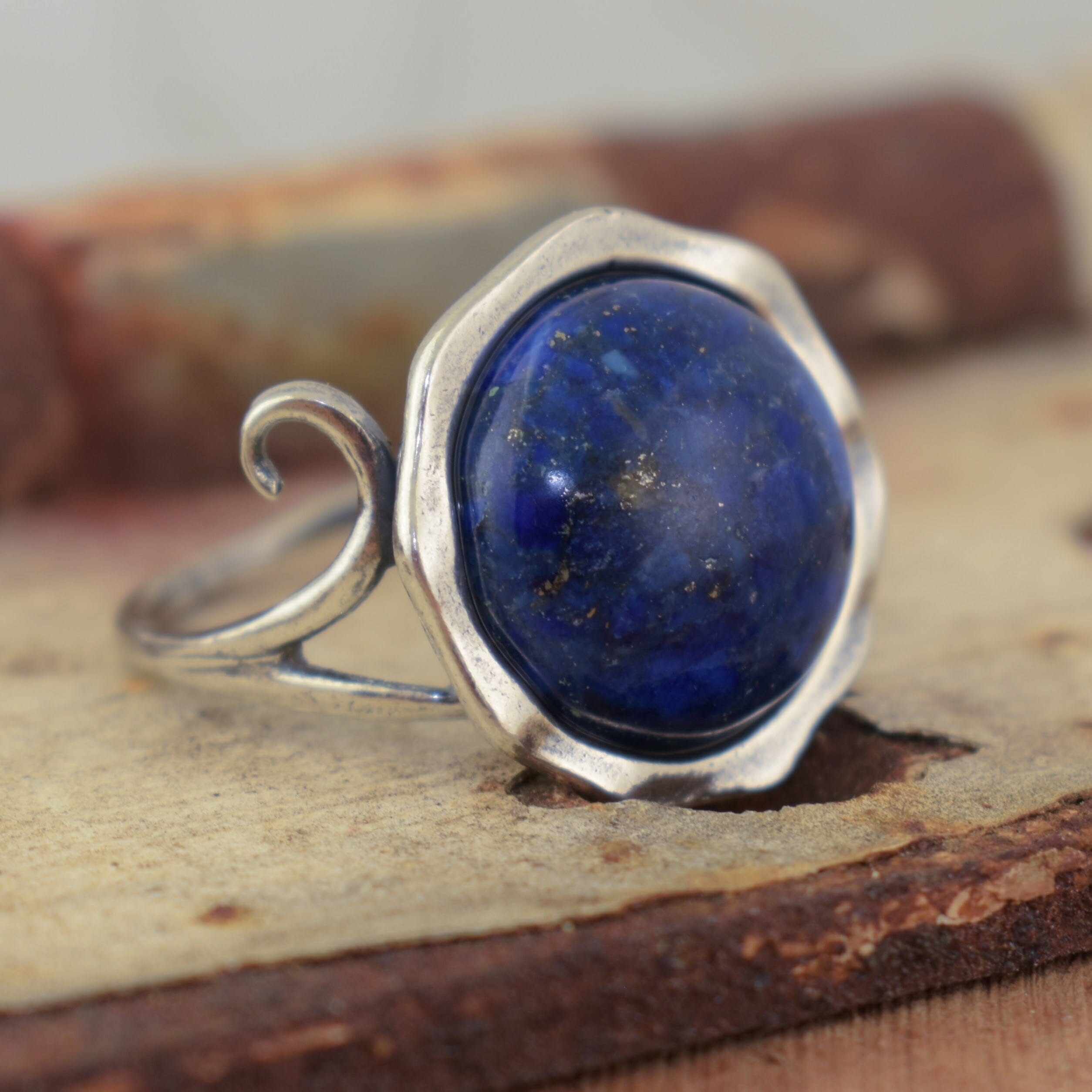 Denim and Blues Ring