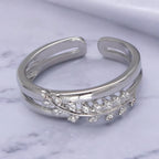 Eva Olive Branch Vine Ring