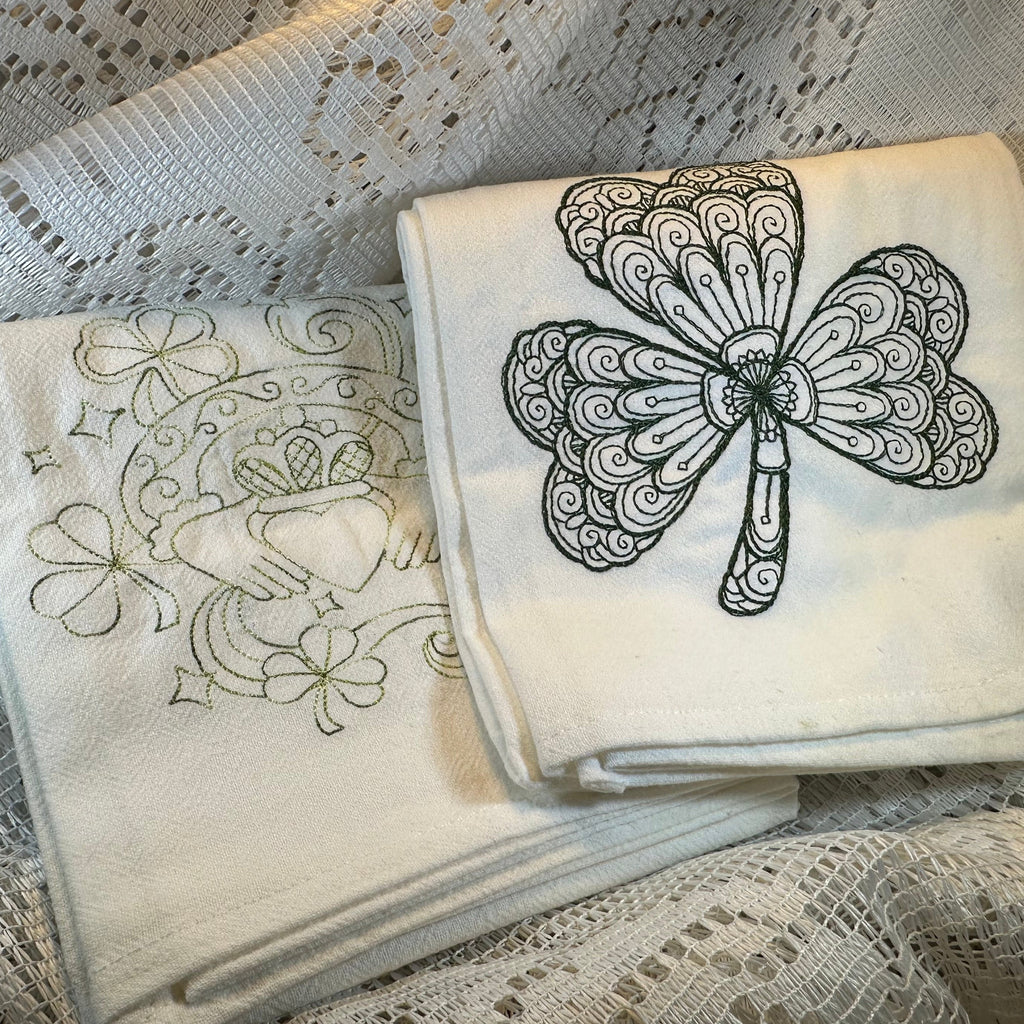 Handmade Irish Tea Towel Set