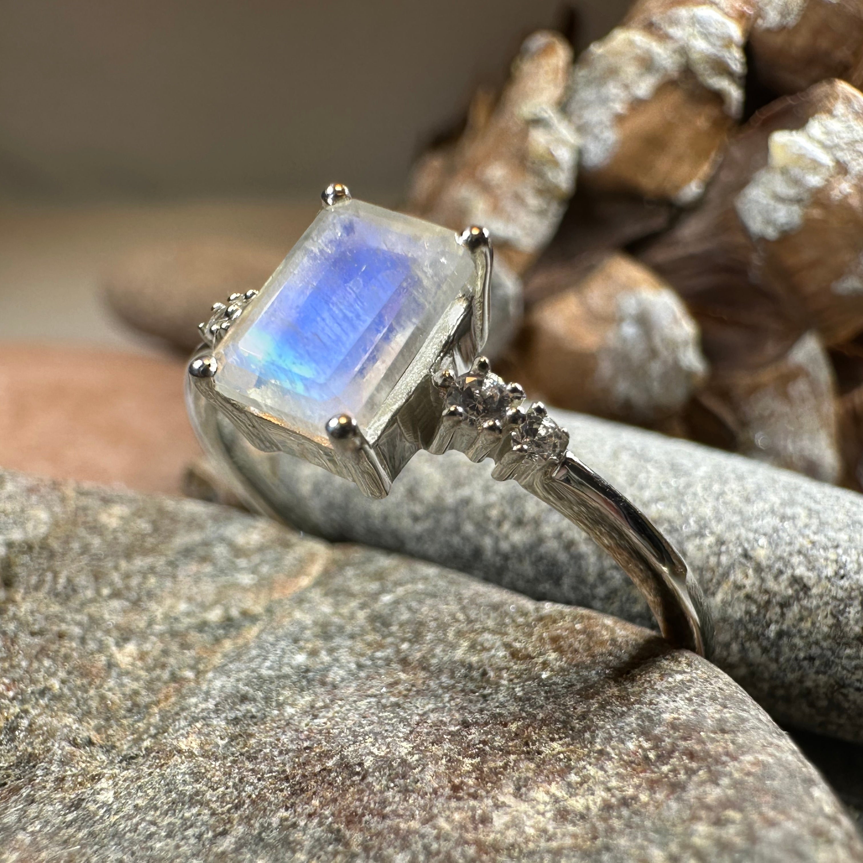 Hilaria Moonstone Ring