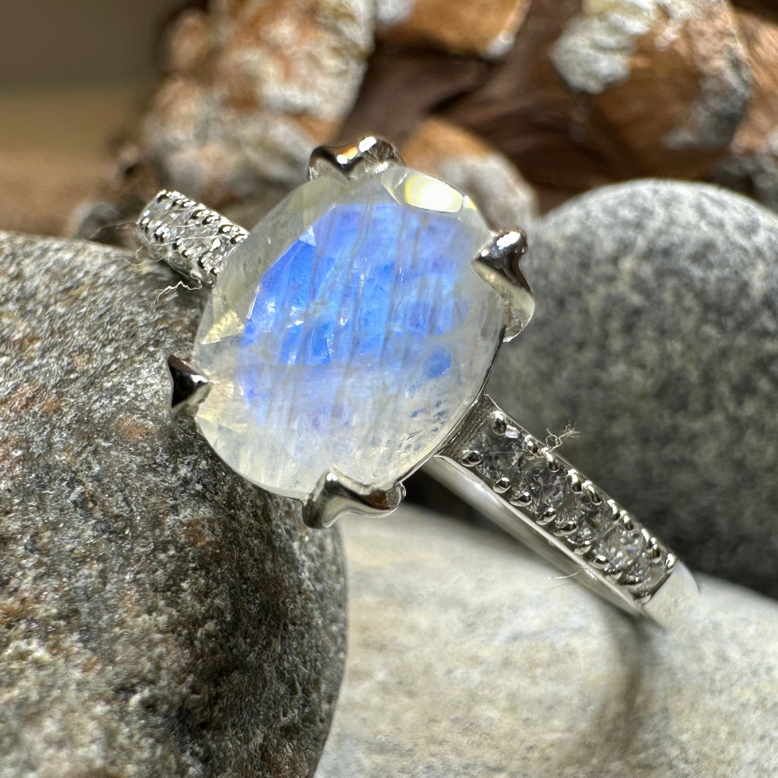 Emiliana Moonstone Promise Ring