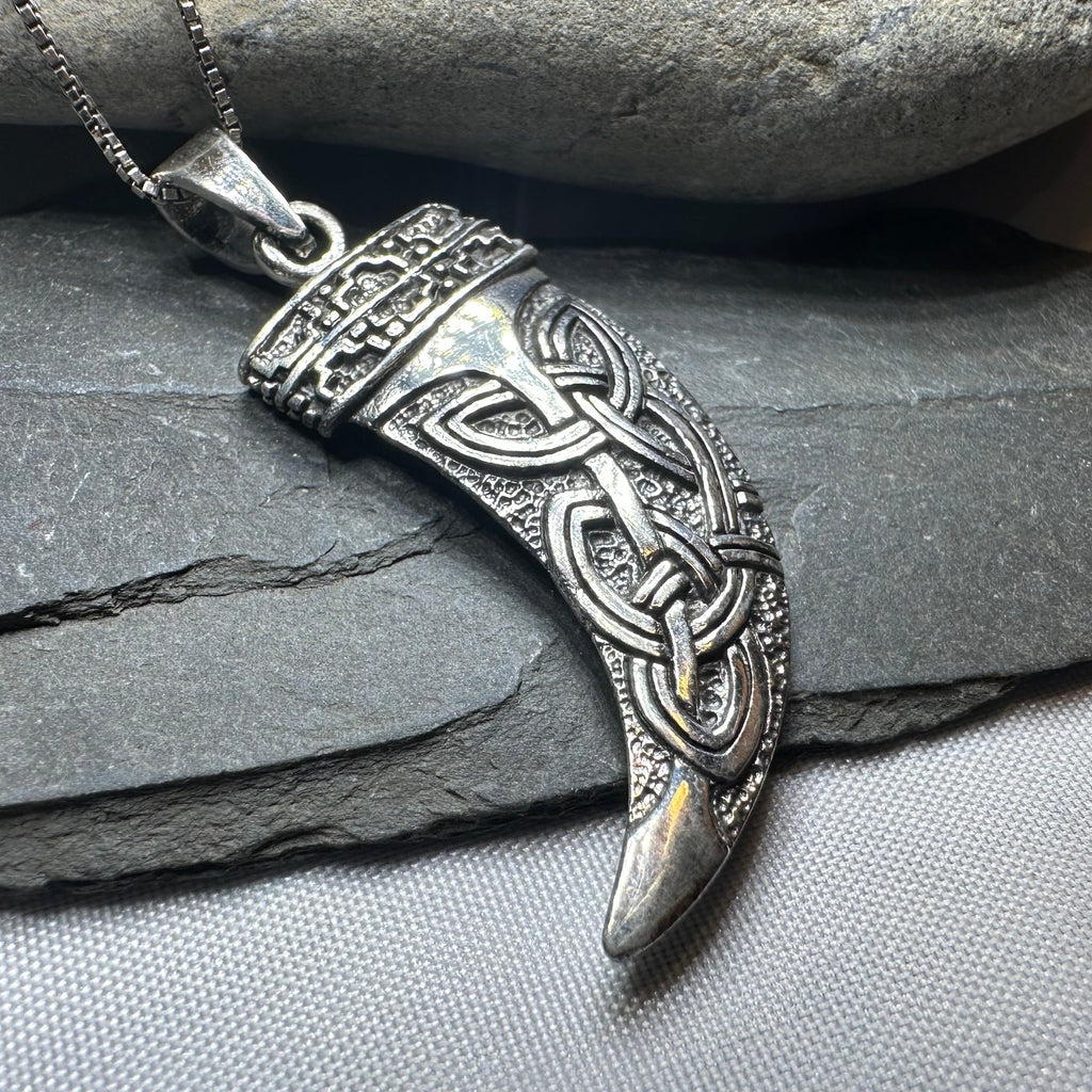 Celtic Wolf Claw Necklace