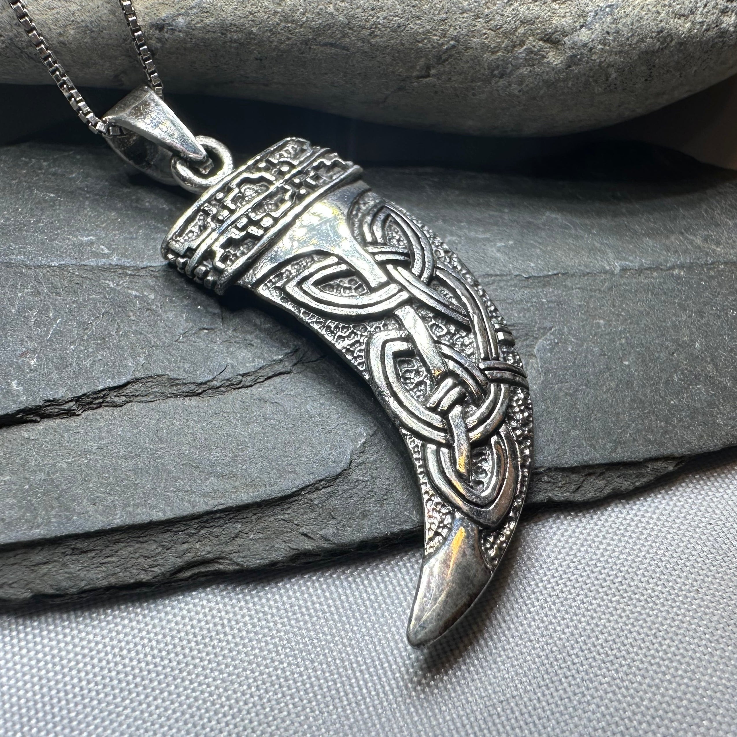 Celtic Wolf Claw Necklace
