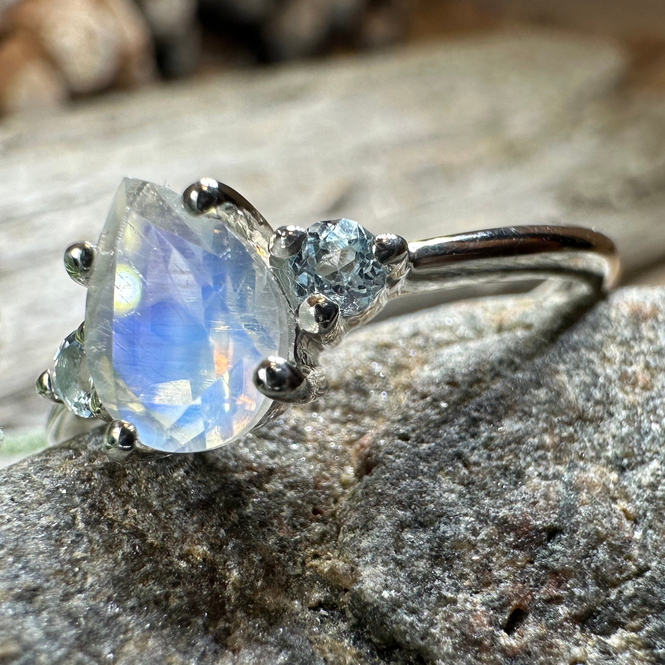 Rylena Moonstone Ring