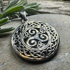 Nova Celtic Spiral Necklace