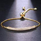 Zirconia Bracelet in Gold and Silver