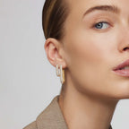 Gold Icon Pavé Hoops