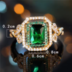 Elowira Emerald Elegance Ring