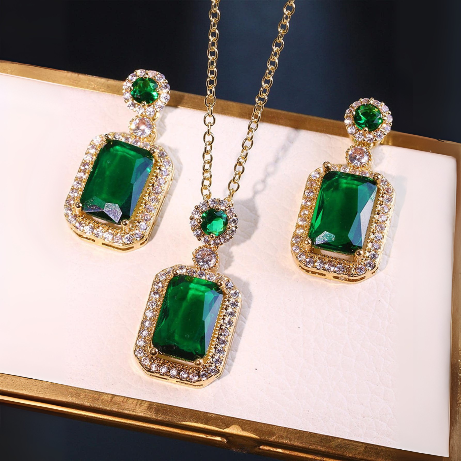 Emerald Grace Jewelry Collection
