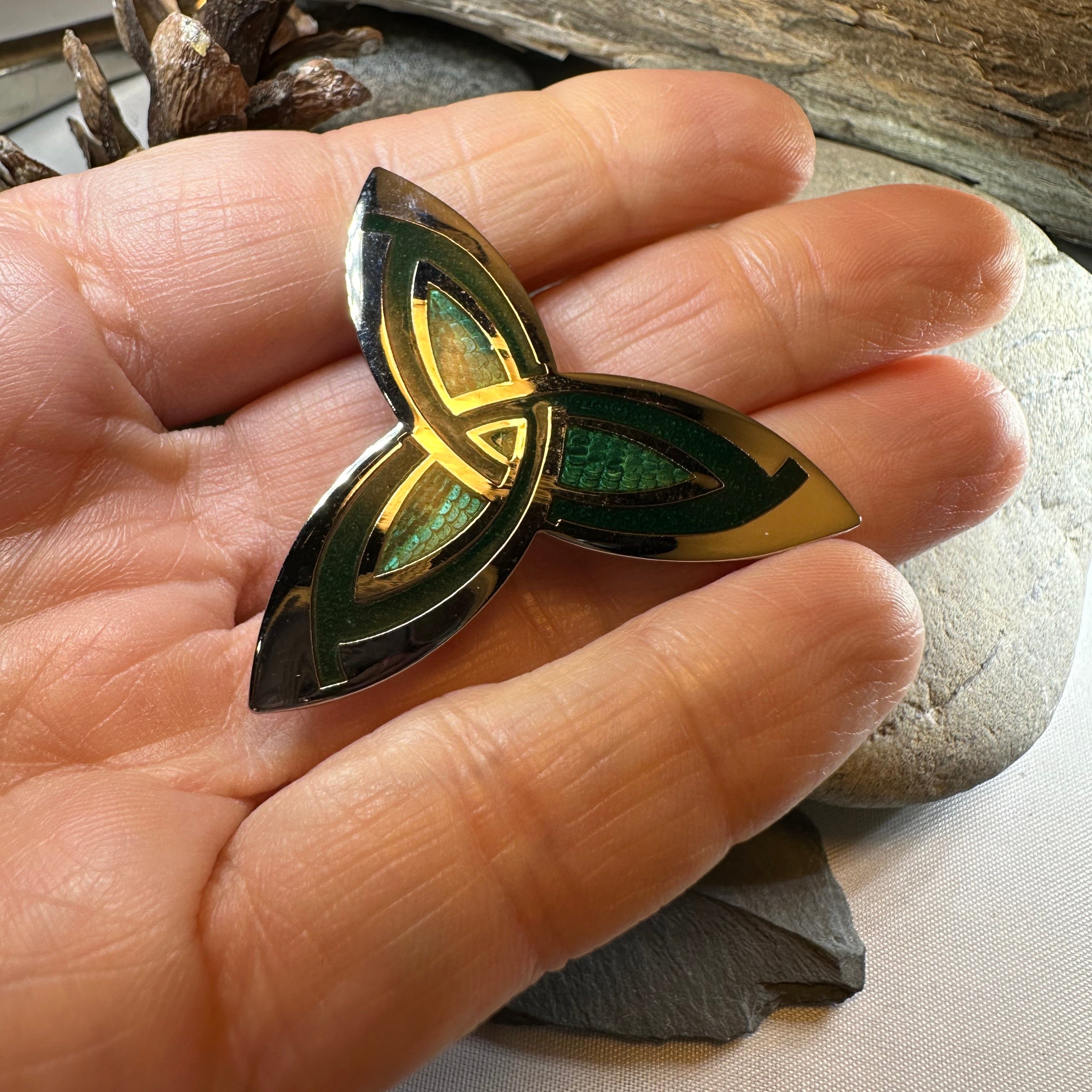 Eislyn Trinity Knot Celtic Brooch