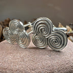 Artisan Newgrange Triple Spiral Cufflinks