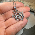 Moonstone Italian Cimaruta Pendant