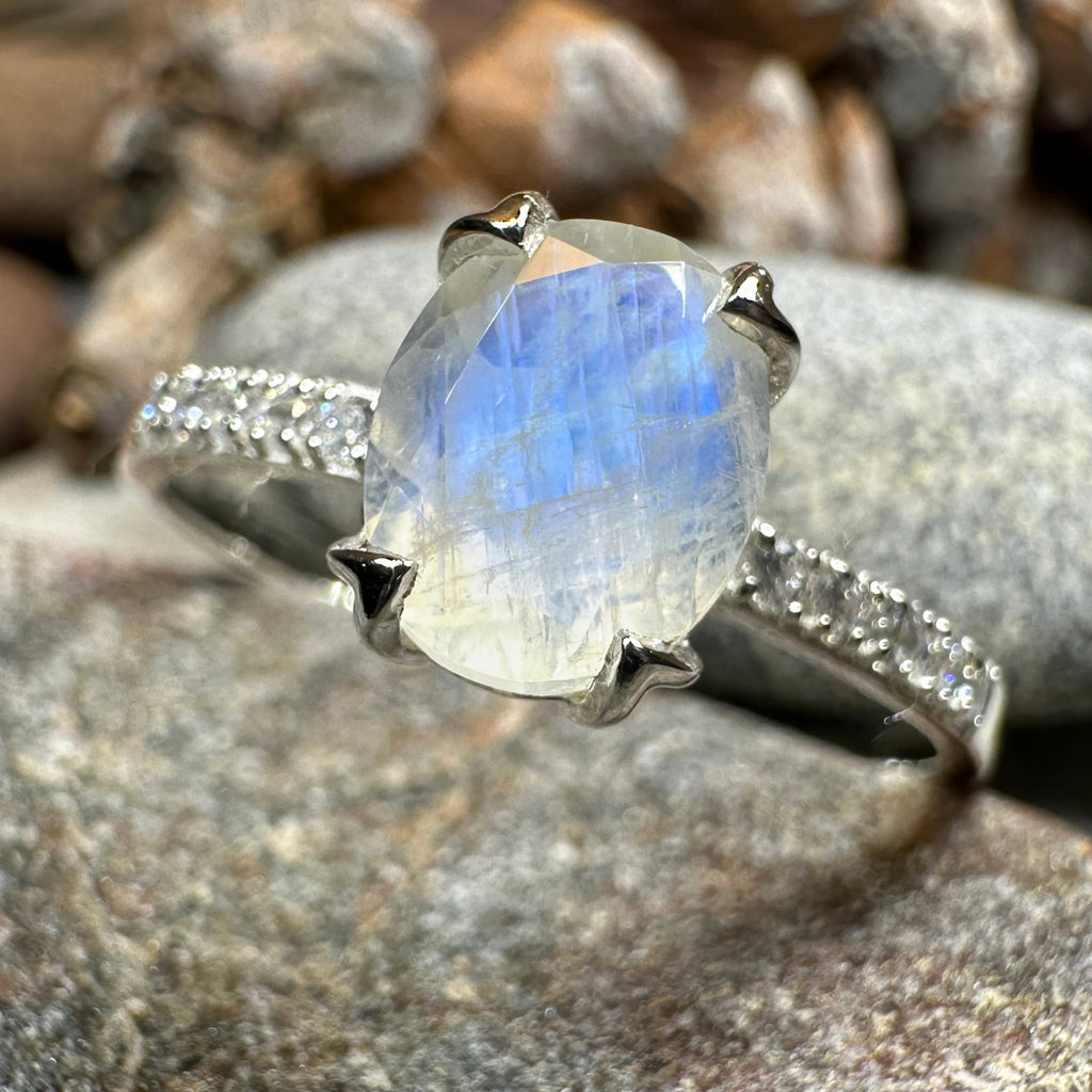 Emiliana Moonstone Promise Ring