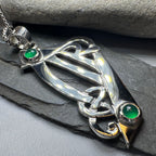 Artisan Large Irish Harp Necklace
