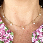 Gina Mini Pearl Choker Necklace