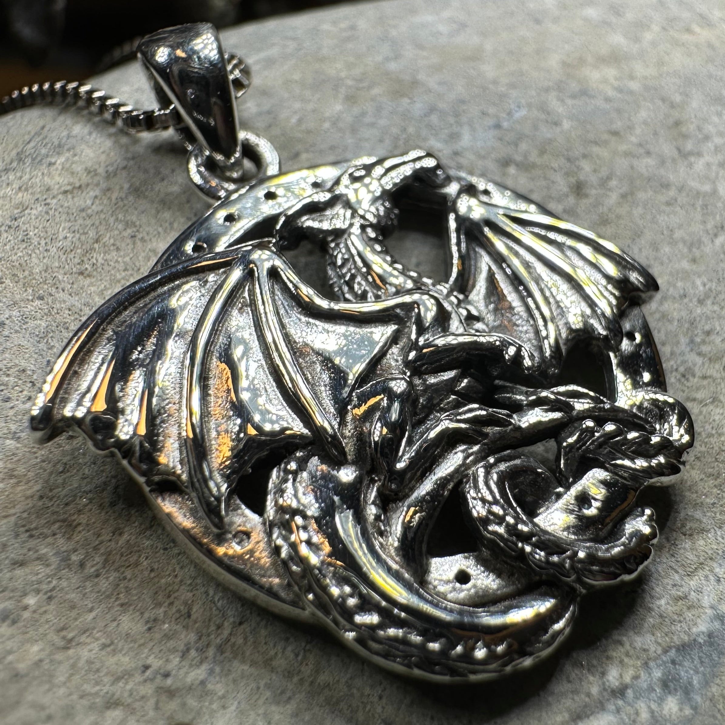 Silverwings Dragon Necklace
