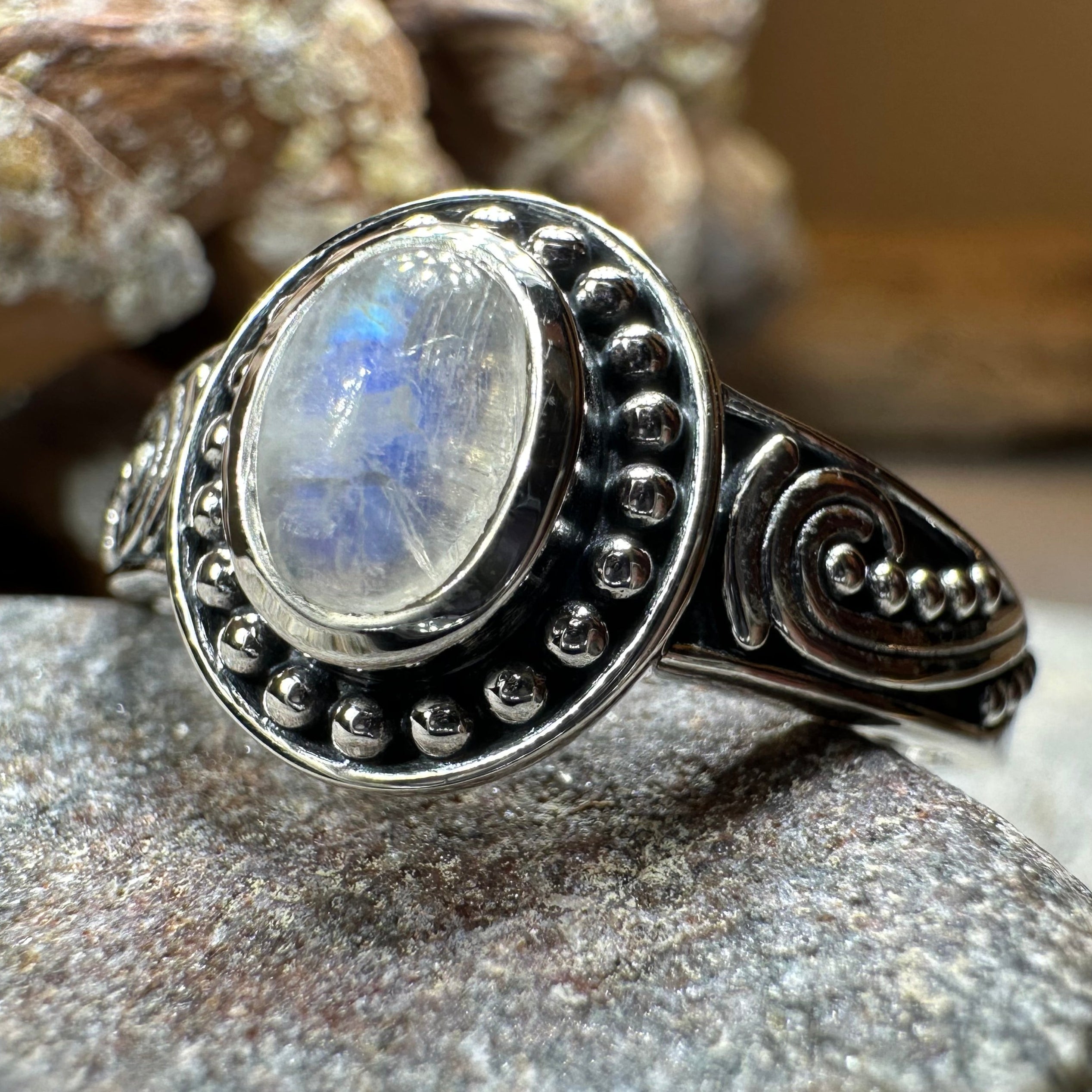 Galilah Celtic Moonstone Ring