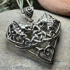 Celtic Wolf Love Necklace