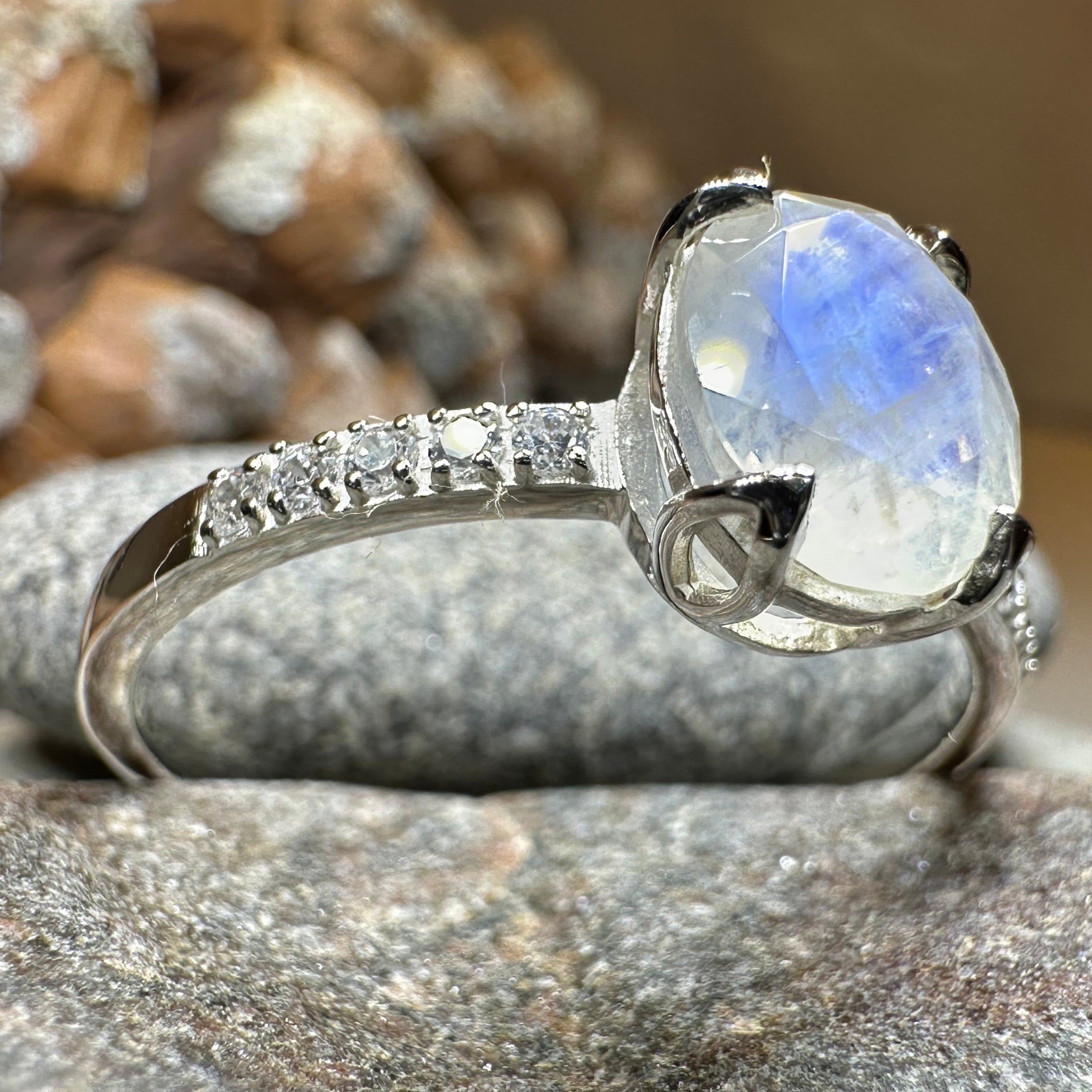 Emiliana Moonstone Promise Ring