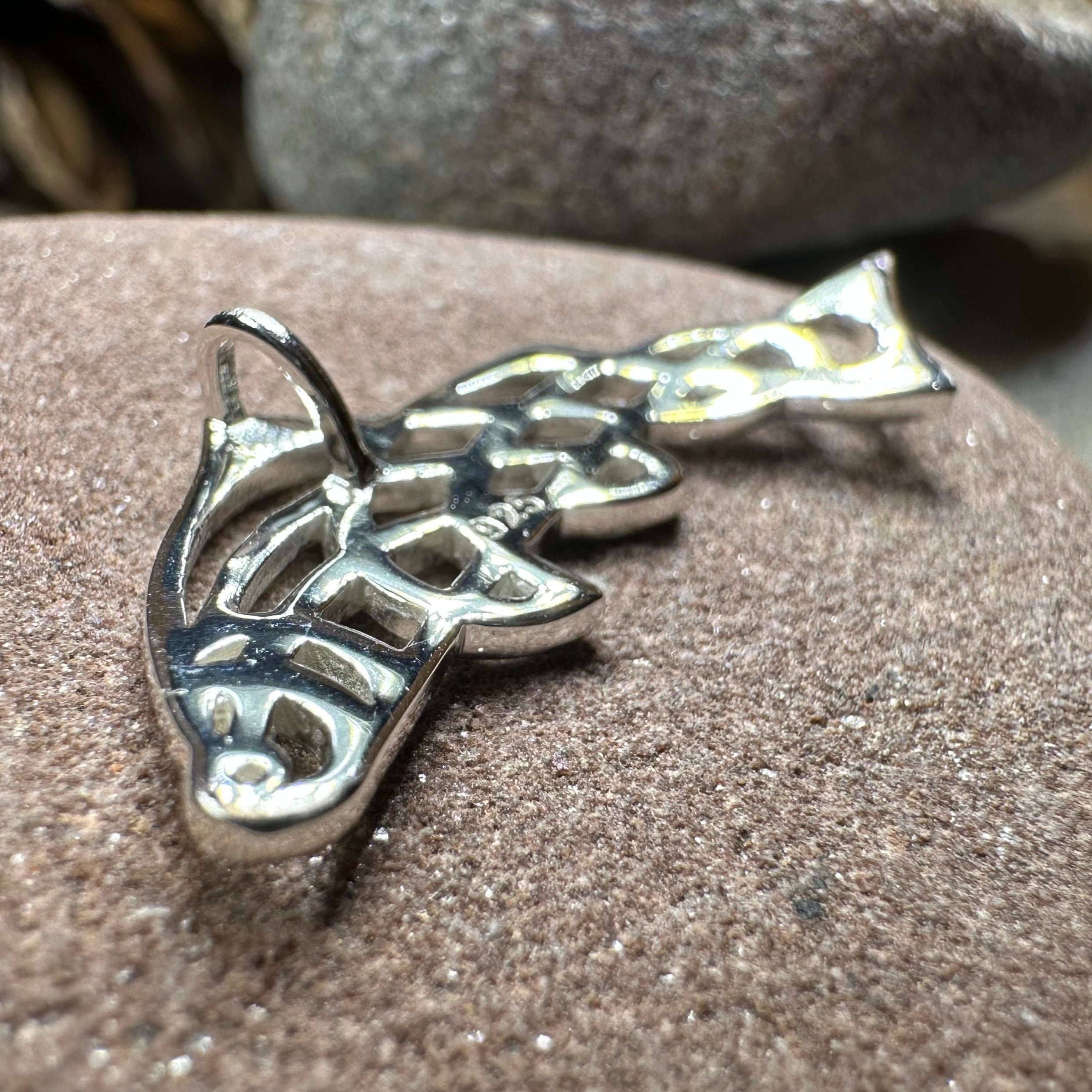 Celtic Salmon of Knowledge Necklace