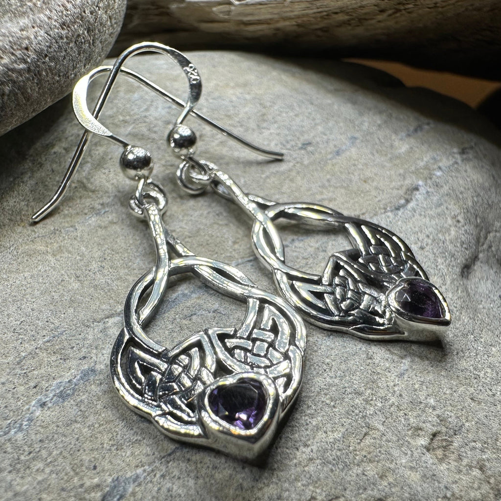 Heart Celtic Knot Earrings