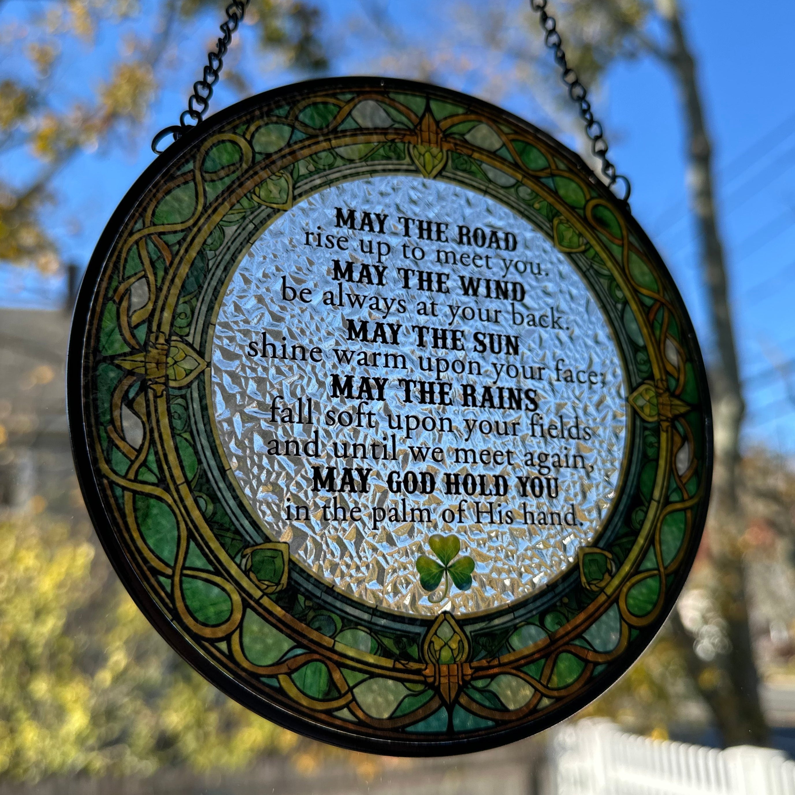 Irish Blessing Suncatcher