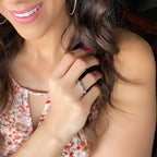 Five Stone Stack Ring