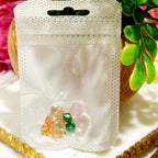 Gia Sparkle Hoops With Bead Packet - Gold or Silver