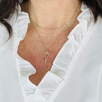 Orabella Gold Heart Necklace