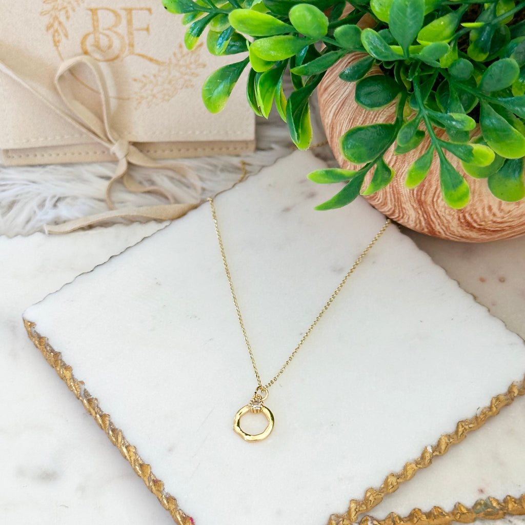 Jenah Open Circle Necklace