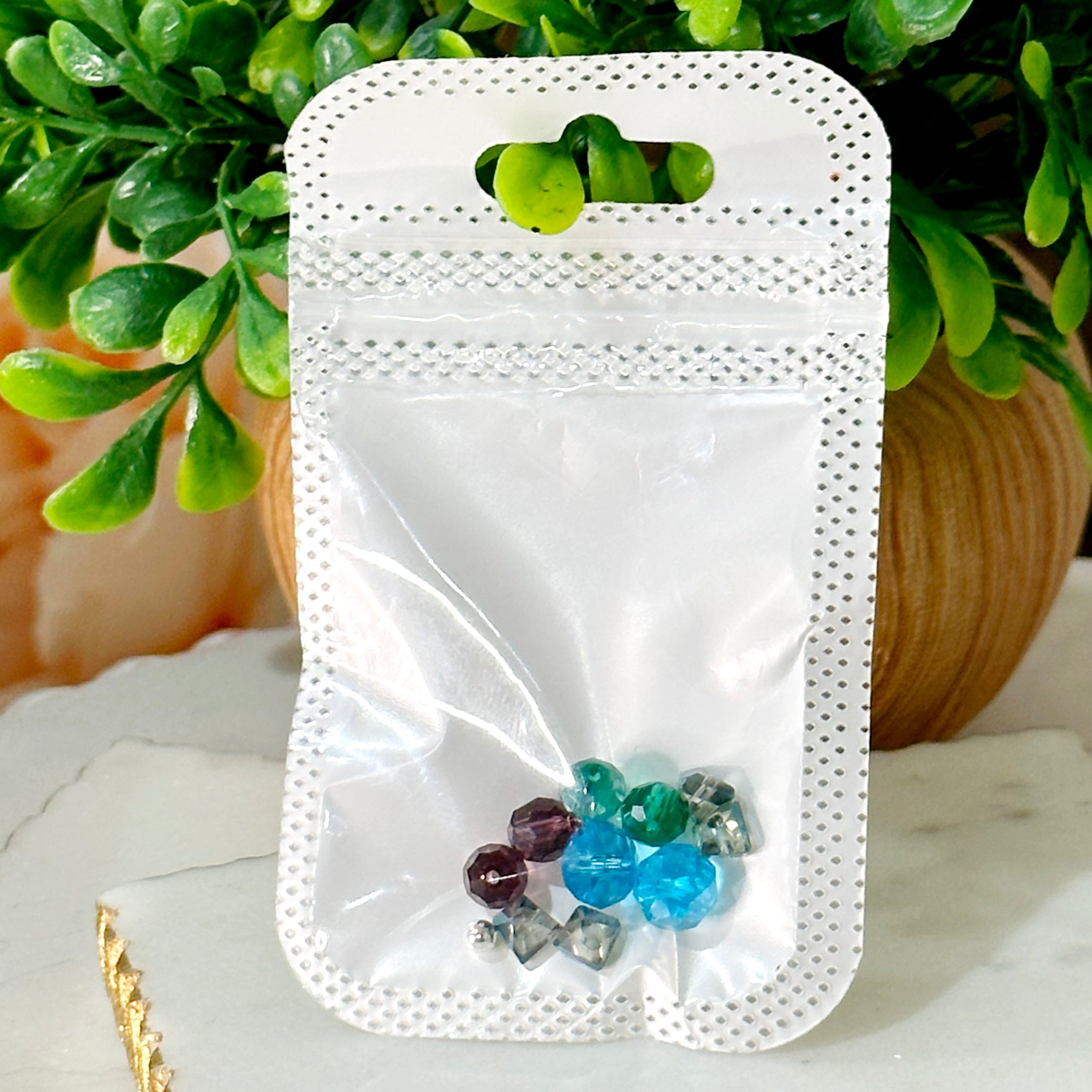 Gia Sparkle Hoops With Bead Packet - Gold or Silver