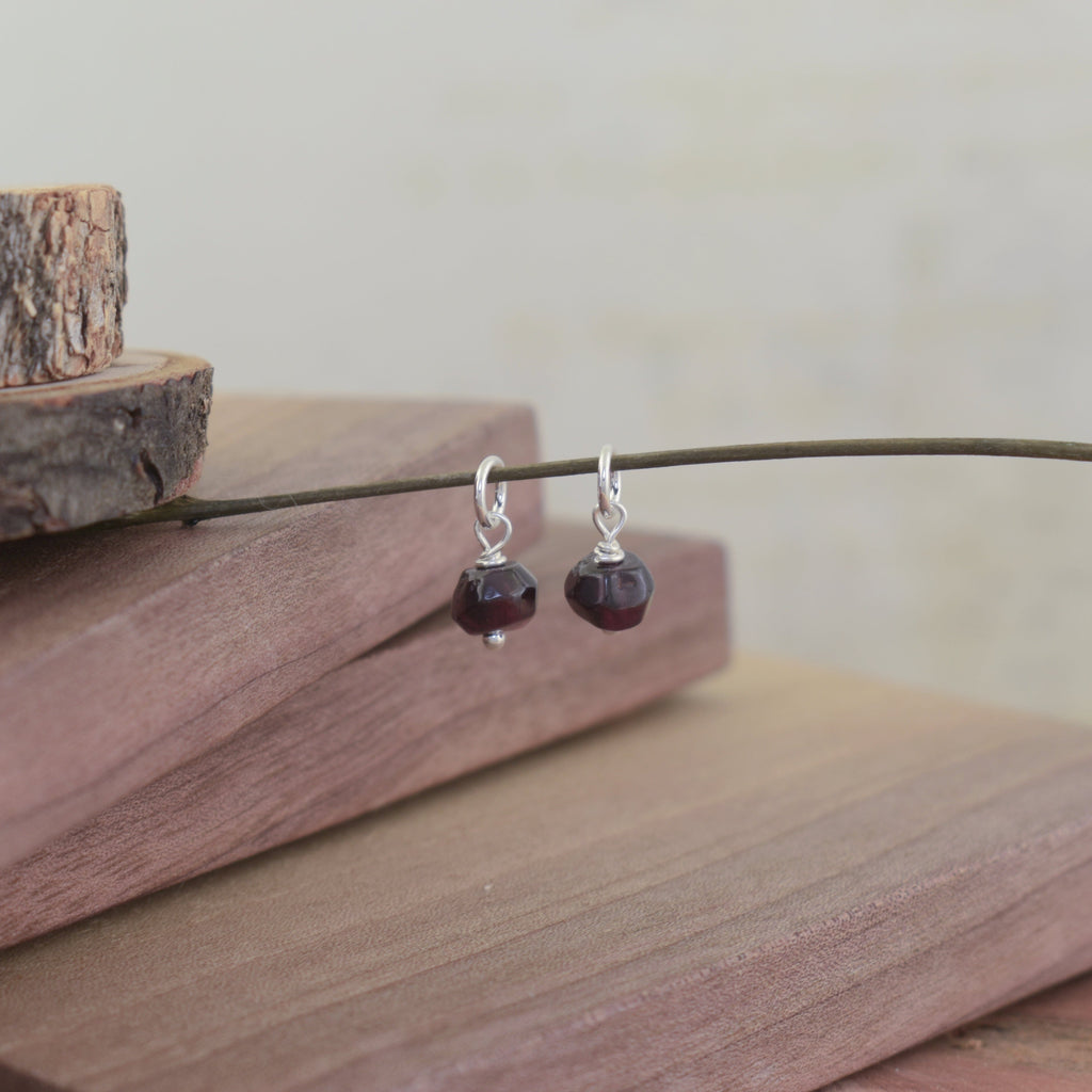 Embellish My Earrings - Garnet Glam