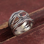 Garnet Streams Ring - Size 5