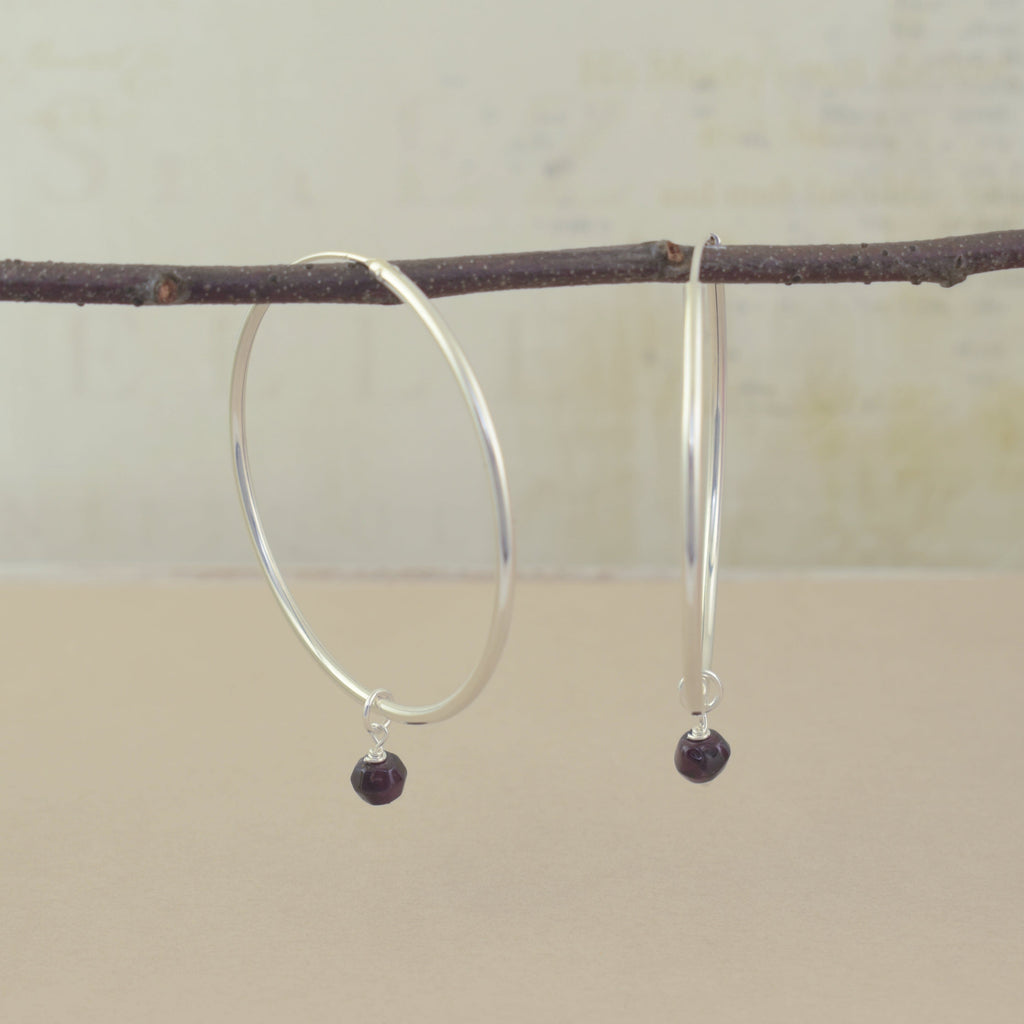 Embellish My Earrings - Garnet Glam